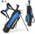 Tangkula Junior Complete Golf Club Set for Children Right Hand, Includes 3# Fairway Wood, 7# & 9# Irons, Putter, Head Cover, Golf Stand Bag, Perfect for Children, Kids