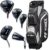 YONEX EZONE Elite 2 Full Set 2018 Right 12 Clubs + 1 Cart Bag YONEX M60 Light Graphite Regular Standard